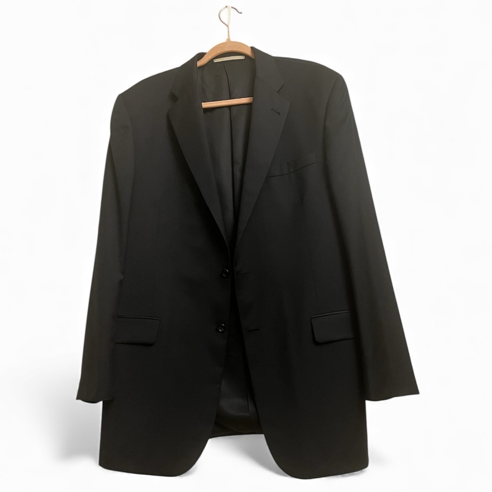 Burberry‎ London Men’s Deep Navy Wool Blazer, size 44L